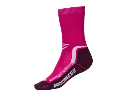 KIDS WINTER SOX dětské zimní ponožky fuchsie | PRG00495_fuchsie