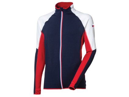 REPUBLIC pánská sportovní ČR mikina modrá/ bílá/ červená | PRG00498_modrá/ bílá/ červená