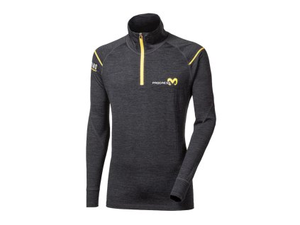 MW NRZ pánský funkční merino rolák s krátkým zipem | PRG00634_