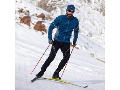 SLOGEN pánská sportovní bunda tm.modrá/modrošedá | PRG00648_tm.modrá/modrošedá