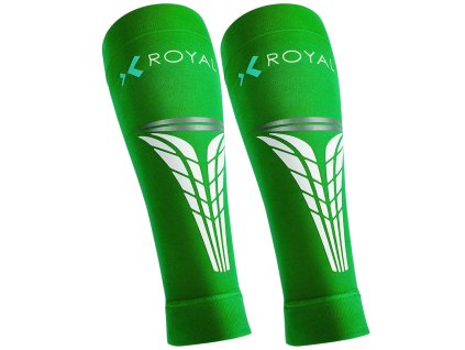 ROYAL BAY Extreme - Kompresní lýtkové návleky  Zelená (Velikost L)