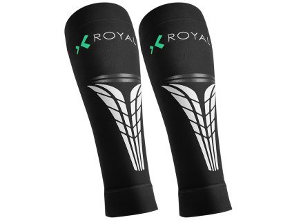 ROYAL BAY Extreme - Kompresní lýtkové návleky  Černá (Velikost L)