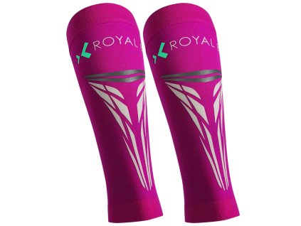 ROYAL BAY Extreme Race - Kompresní lýtkové návleky Růžová (Velikost L)