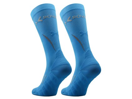 ROYAL BAY Energy - Kompresní podkolenky Modrá neon (Velikost 36-38/C1)