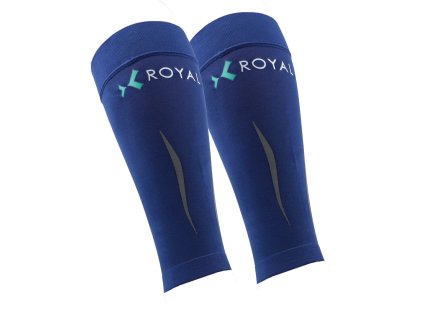 ROYAL BAY Motion - Kompresní lýtkové návleky Modrá (Velikost L)