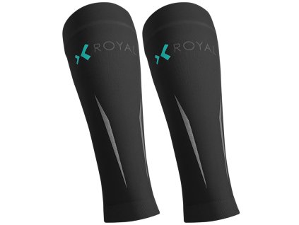 ROYAL BAY Motion - Kompresní lýtkové návleky Černá (Velikost L)