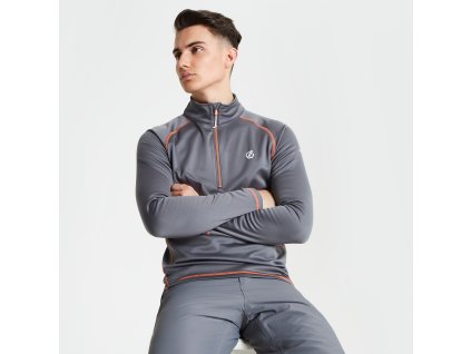 Pánská sportovní mikina Fuse Up Core Str DML408 šedá | RGT01275_3R8
