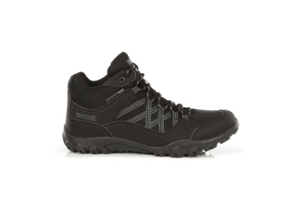Pánské turistické boty Edgepoint Mid WP RMF622 černá | RGT01772_9V8