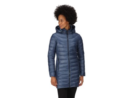 Dámský prošívaný kabát Andel III RWN230 tm. modrá | RGT01806_8PQ