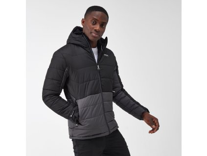 Pánská prošívaná zimní bunda Nevado VI RMN200 černá | RGT01821_9AB