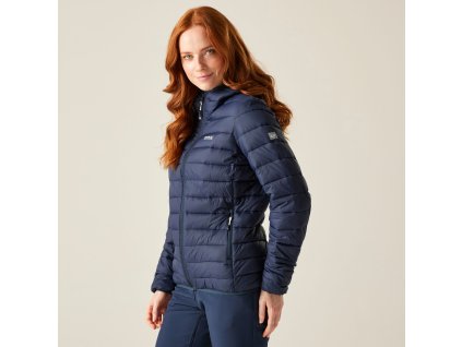 Dámská plněná bunda Hood Marizion RWN273 navy | RGT01958_QZN