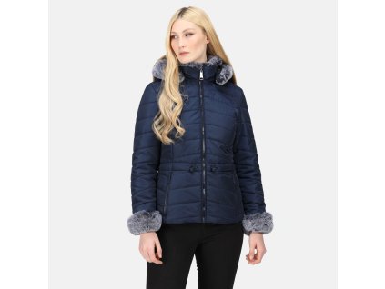 Dámská zimní bunda Willabella RWN218 tm. modrá | RGT01984_540
