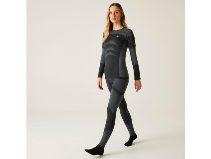 Dámský set bezešvého prádla In The Zone III B/L DWU415 black | RGT02233_826