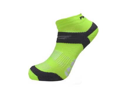 RUNNING SOX běžecké ponožky reflexní žlutá/šedá | PRG00236_reflexní žlutá/šedá