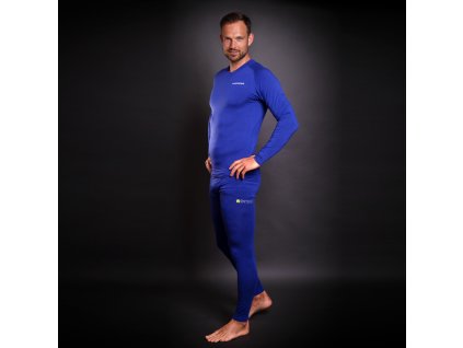 E SDN pánské dlouhé spodky bambus tm.modrá | PRG00408_tm.modrá