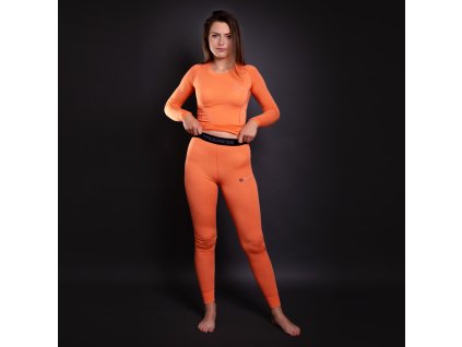 E SDNZ dámské dlouhé spodky bambus meruňka | PRG00411_meruňka