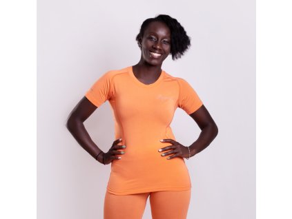 E NKRZ dámské triko s bambusem meruňka | PRG00433_meruňka