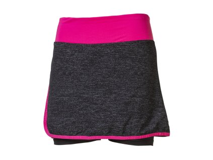 ALERTA dámská sportovní sukně 2v1 černá/fuchsie | PRG00528_černá/fuchsie