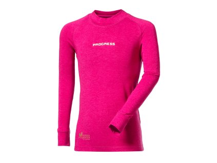 CC NDRD dětské termo triko s dlouhým rukávem fuchsie | PRG00554_fuchsie
