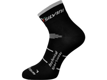 Unisex ponožky Silvini UA445 Orato black (Velikost 39-41)