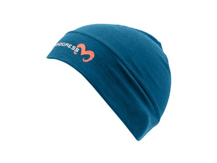 MW BEANIE merino čepice petrol melír | PRG00622_petrol melír