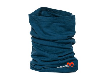 MW TUBE merino nákrčník petrol melír | PRG00624_petrol melír