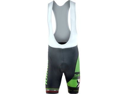 Pánské cyklo kalhoty Silvini MP839 Team Top green (Velikost S)