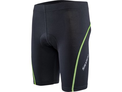 Dětské kraťasy Silvini CP1026 Avisio black-neon (Velikost 110-116)