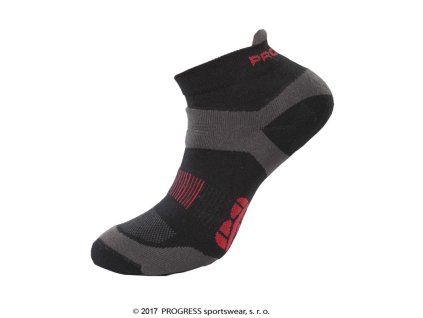 Running Socks běžecké ponožky černá/tm. šedá | PRG00236_černá/tm. šedá