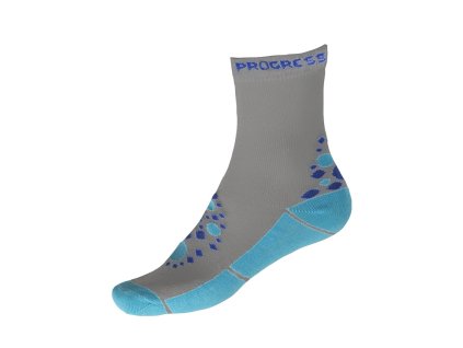 KIDS SUMMER SOX dětské funkční ponožky šedá/modrá | PRG00379_šedá/modrá