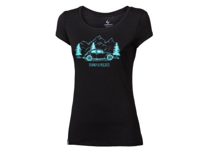 LIBERTA "BEETLE" dámské triko s bambusem černá | PRG00518_černá