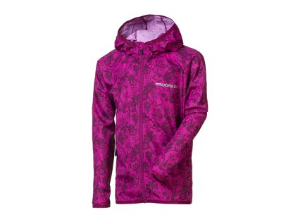 VALEDO lehká bunda - větrovka fuchsia | PRG00523_fuchsia
