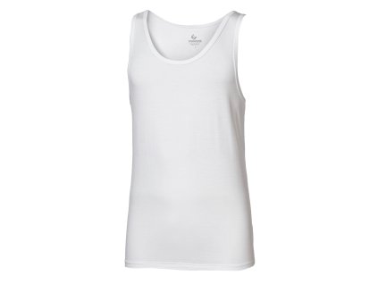 SINGLET pánský nátělník s bambusem bílá | PRG00530_bílá