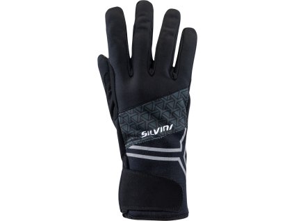 Unisex rukavice Silvini UA1307 Arno black-charcoal (Velikost S)