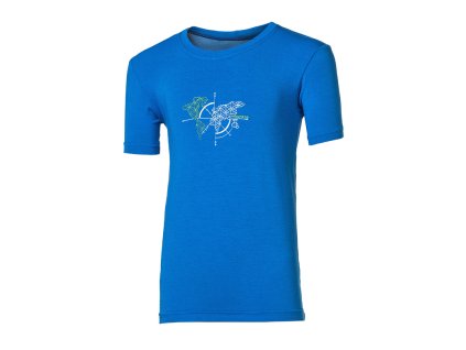 UNO "WORLD" dětské triko s bambusem stř. modrá | PRG00608_stř. modrá