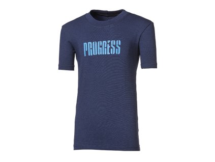 TIPO "PROGRESS" dětské triko s bambusem tm. modrá | PRG00610_tm. modrá