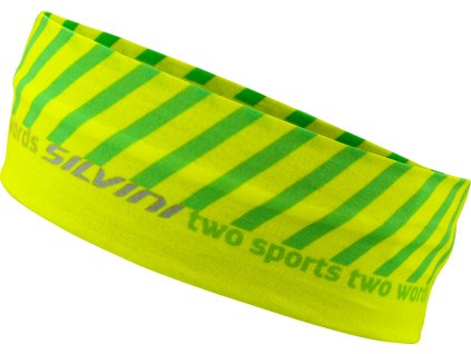 Silvini unisex čelenka UA1324 Trebbia neon-green (Velikost S/M)