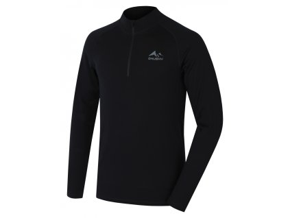 Merino termoprádlo triko Merow zip M black | HSK21282_HT0-0811