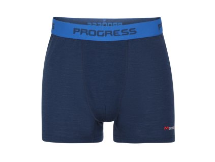 MW SKN 170 pánské merino boxerky tm.modrá | PRG20600_tmmodr