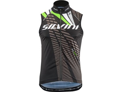 Silvini pánská vesta MJ1404 Team black-green (Velikost M)