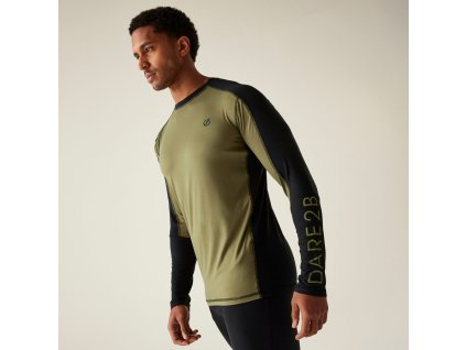 Pánský set termoprádla Exchange IV B/L DMU419 Olive Green | RGT02232_0EK