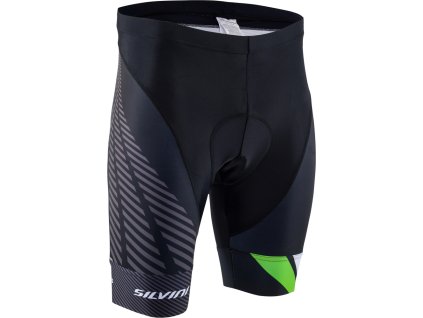 Silvini pánské kraťasy MP1407 Team black-green (Velikost M)