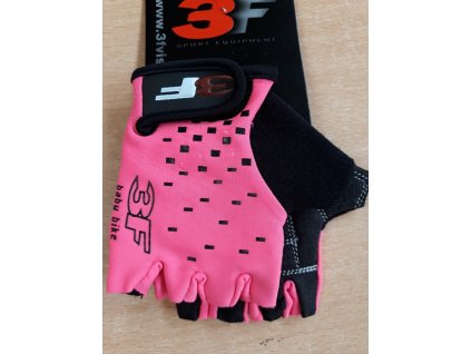 Cyklo rukavice Kids 1527  růžová | 3FV00282_růžová
