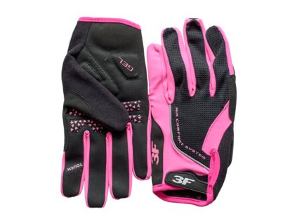 Cyklistické rukavice Trail 2129 pink | 3FV00672_pink