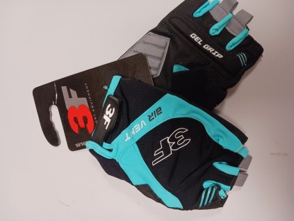 Cyklistické rukavice Air vent 2132 tyrkysová | 3FV00675_tyrkysová