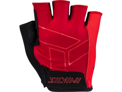 Silvini pánské cyklistické rukavice MA1444 Liro merlot-red (Velikost L)