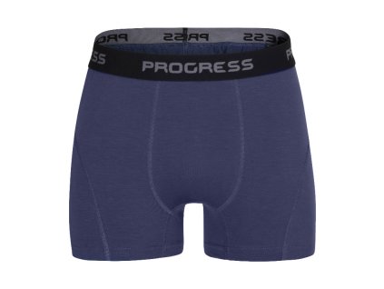 E SKN new pánské boxerky s bambusem tm.modrá | PRG00426_tm.modrá