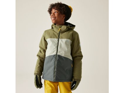 Dětská zimní lyžařská bunda Send It! Jacket DKP564 Olive Green | RGT23417_0GI