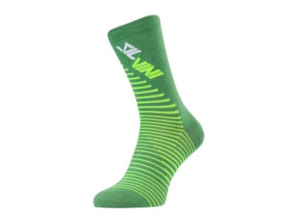 Unisex ponožky Silvini UA1644 Ferugi forest-lime (Velikost 39-41)