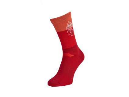 Unisex ponožky Silvini UA1644 Ferugi merlot-orange (Velikost 45-47)